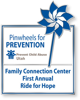 Motorcycle Lapel Pins to Prevent Child Abuse