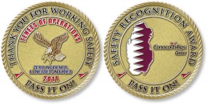 ConocoPhillips Awards Safety with Unique Custom Challenge Coins