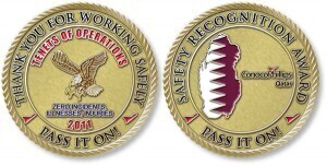 ConocoPhillips Awards Safety with Unique Custom Challenge Coins