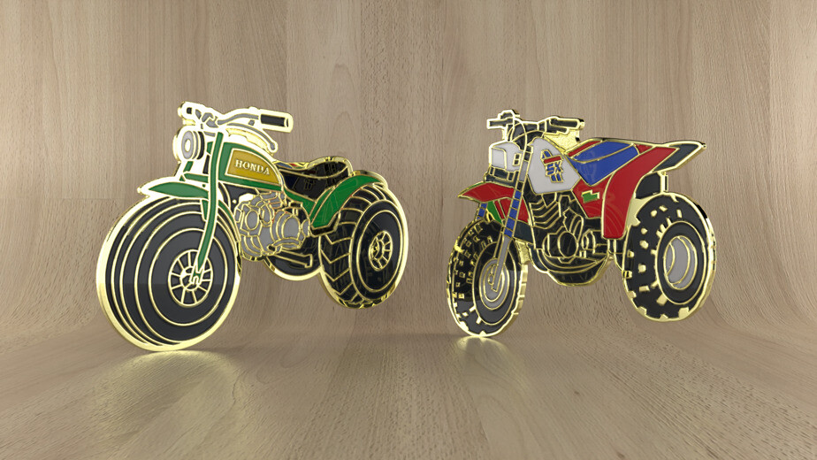 Crafting Connections with Custom Enamel Pins at Trikefest