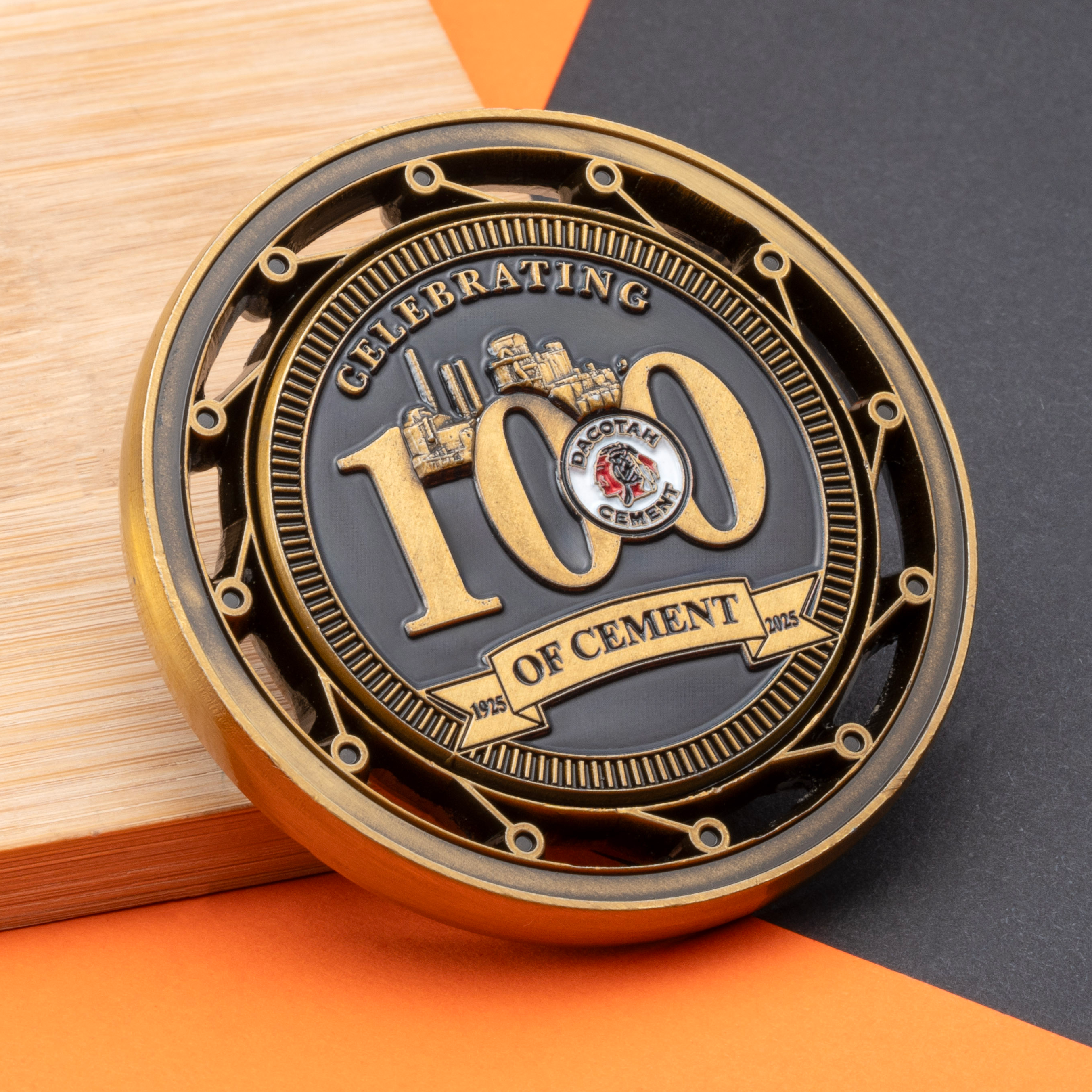 Soft Enamel On One Side - Challenge Coins