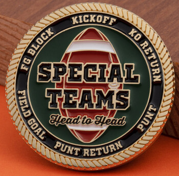 Soft Enamel On Both Sides - Challenge Coins