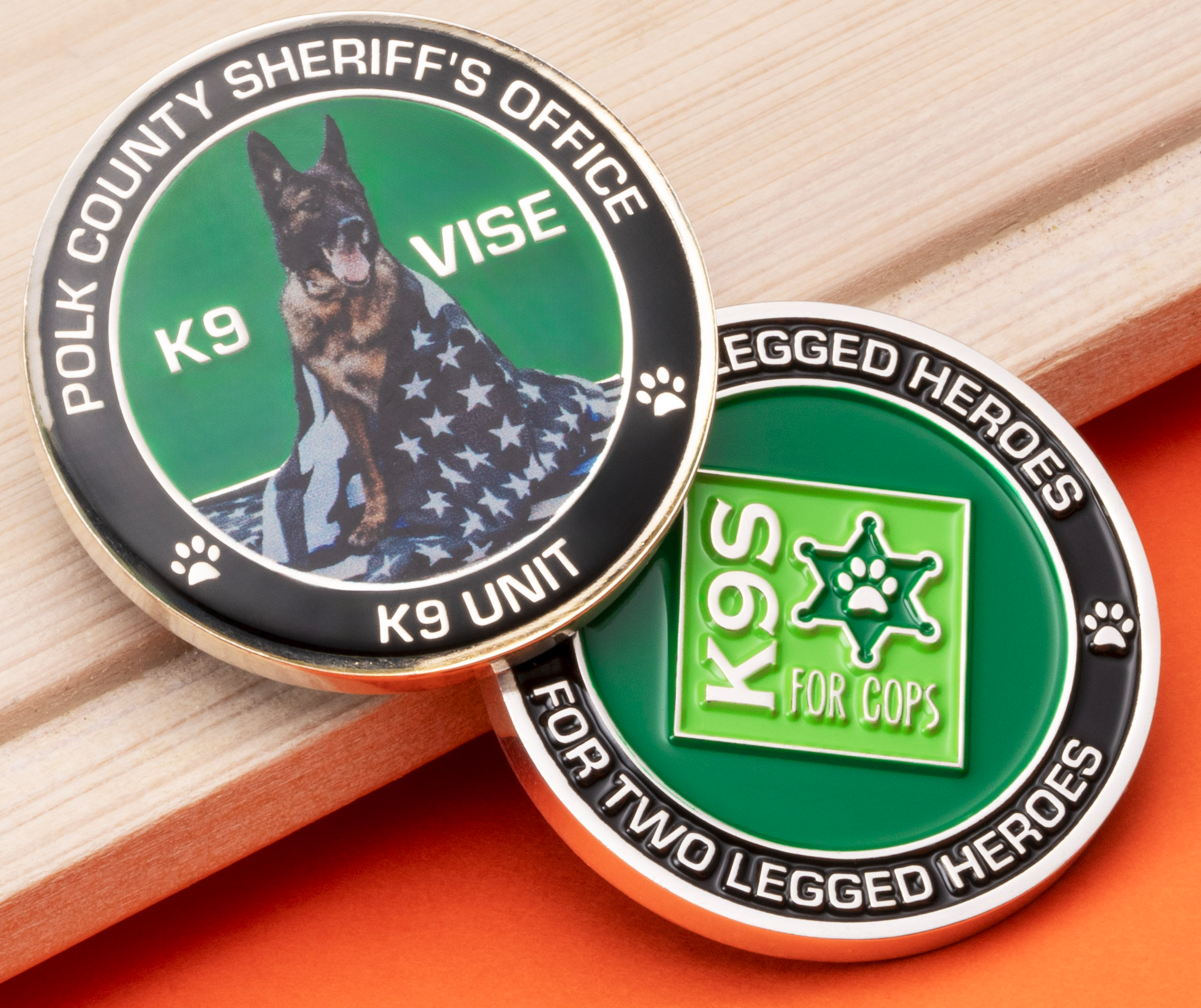 Soft Enamel On Both Sides - Challenge Coins