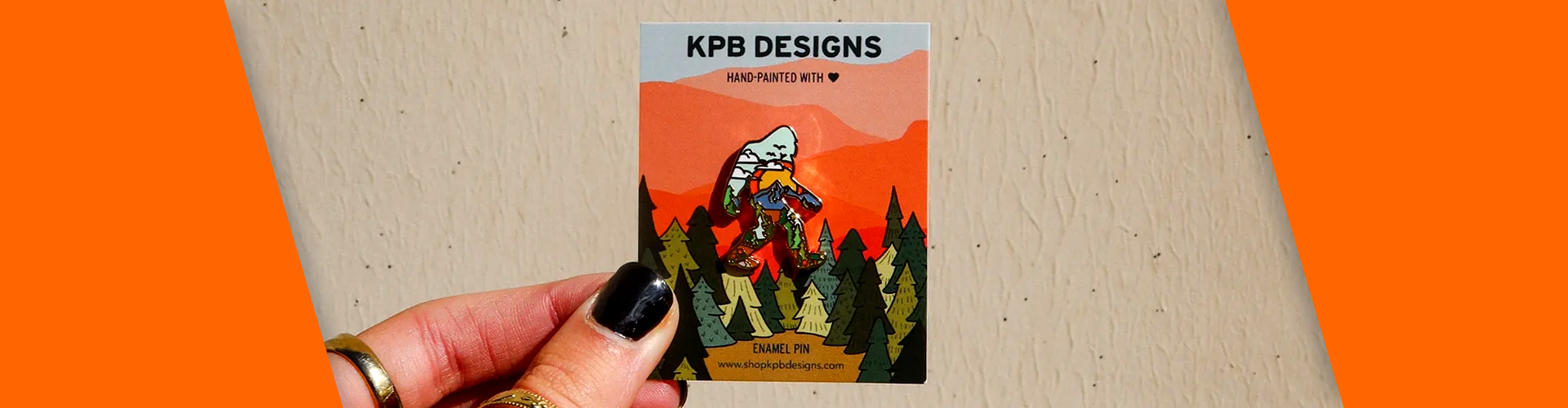 KPB Designs: From Watercolor to Lapel Pin