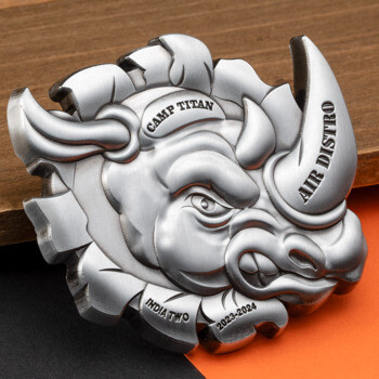 Color On One Side - Challenge Coins