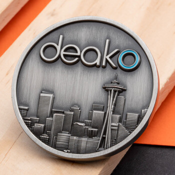 Color On One Side - Challenge Coins