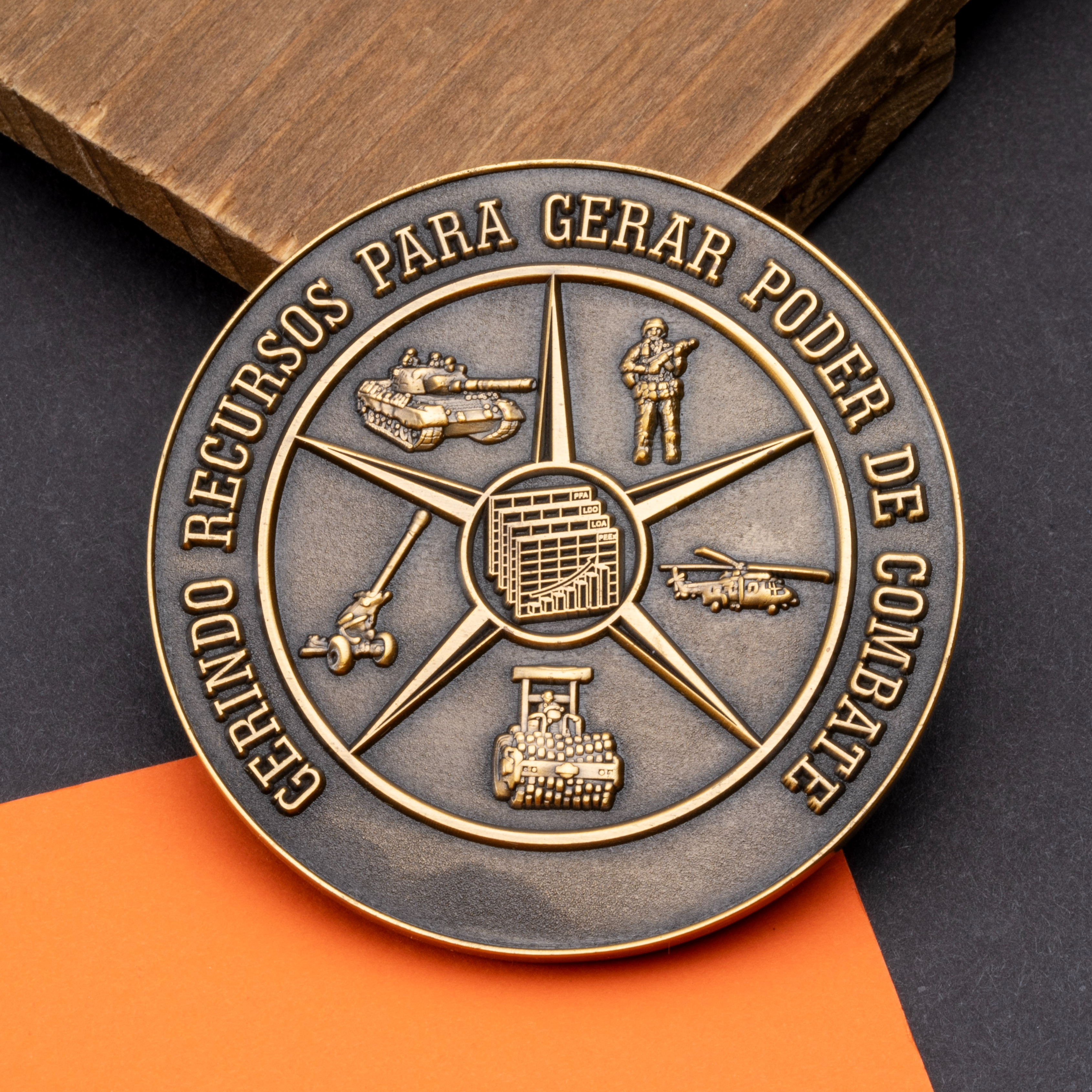 Color On One Side - Challenge Coins