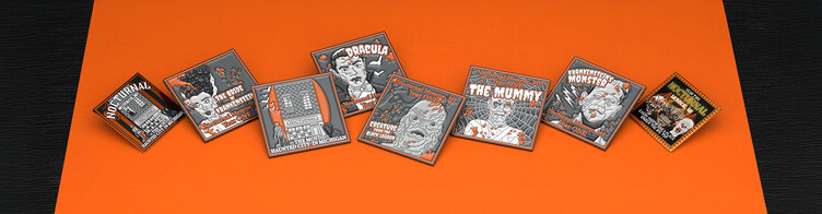 Nocturnal Monroe Turns Anniversaries Into Art with Custom Pins