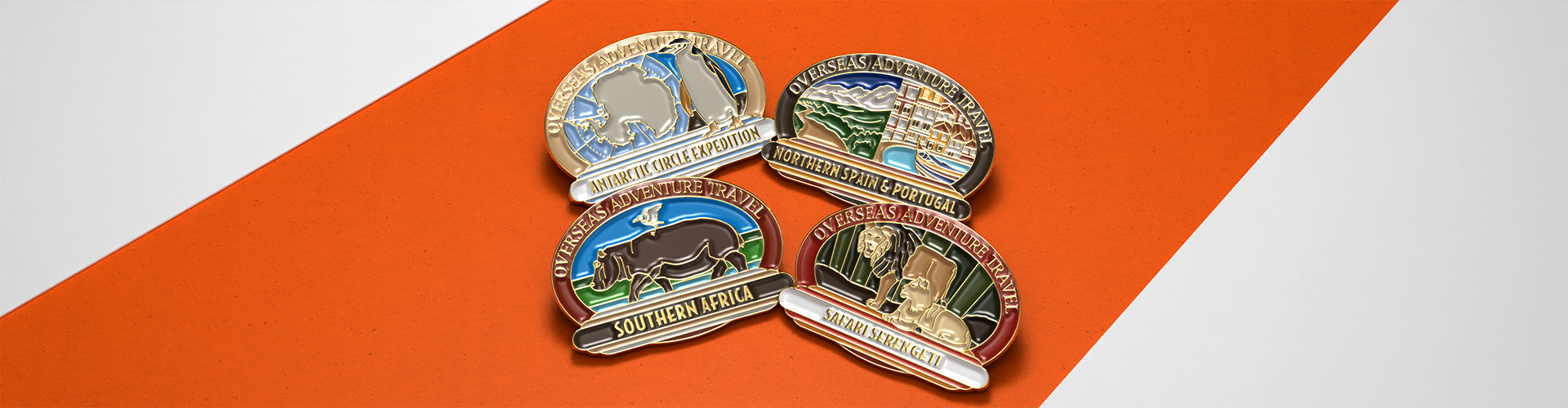 How Overseas Adventure Travel Uses Custom Enamel Pins as Meaningful Travel Keepsakes