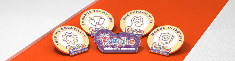 How Imagine Children’s Museum Uses Custom Pins to Celebrate Learning & Growth