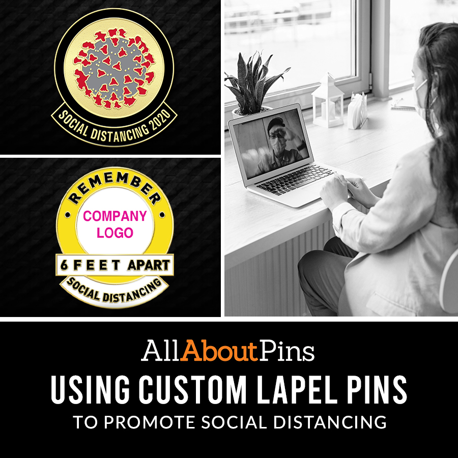 Using Custom Lapel Pins to Promote Social Distancing